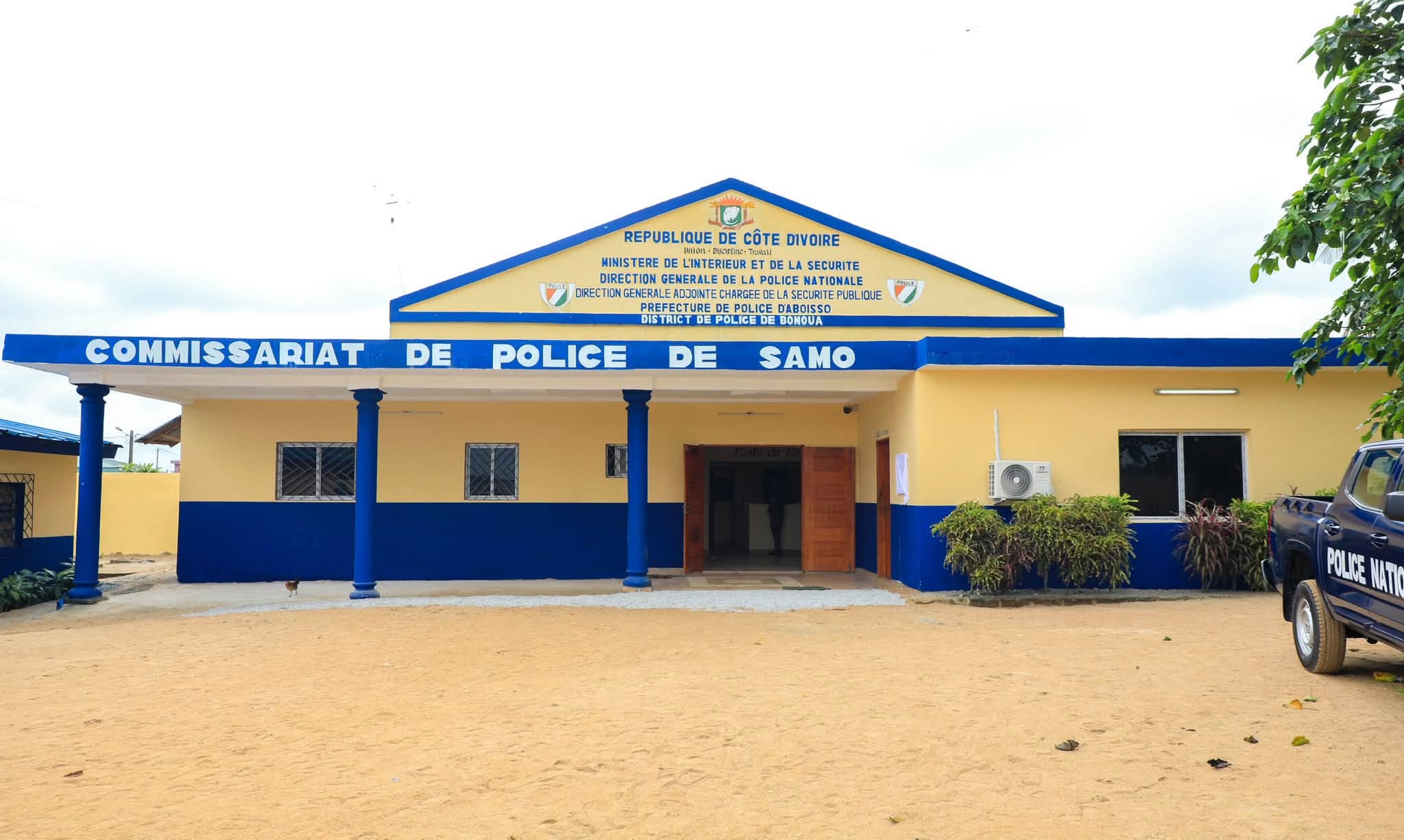 Bonoua : Le Commissariat de Police de la circonscription de Samo officiellement inauguré pour renforcer la sécurité locale