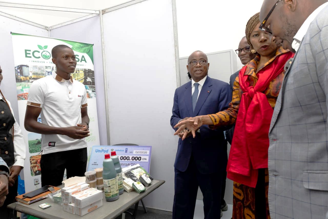 Abidjan : inauguration de l’UNIPOD au Lycée technique